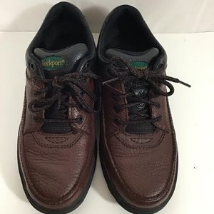 Rockport Brown Eureka Walking Leather Shoes